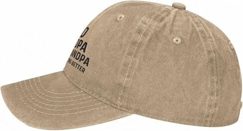 Great Grandpa Gifts-Great Grandpa Hat Blue Ball Cap,Navy Blue Hats for Men,Grandpa in Saudi Arabia