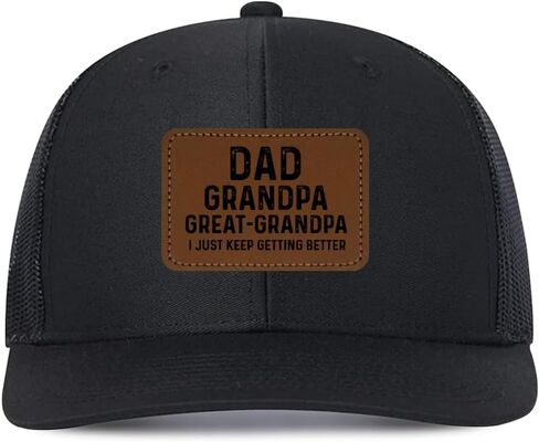 Great Grandpa Gifts-Great Grandpa Hat Blue Ball Cap,Navy Blue Hats for Men,Grandpa in Saudi Arabia