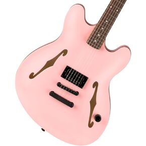 Fender Tom DeLonge Starcaster Semi-hollowbody Electric Guitar - Satin Shell Pink