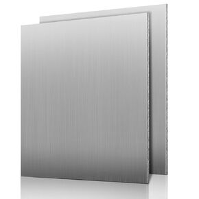 Blulu 2 قطعة 6061 صفائح ألومنيوم معدنية بسمك 15 × 15 × 1/8 بوصة، لوحة عادية شديدة التحمل، لوحة معدنية مستطيلة صلبة، لوحة ألومنيوم مسطحة 3 مم لصناعة الصناعة وقاعدة تأطير هيكلية in Saudi Arabia
