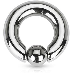 إلهام Dezigns حلقة خرز أسيرة أنيقة من الفولاذ الجراحي CBR in Kuwait