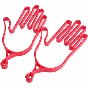 MUXSAM Golf Gloves Stretcher Holder Keeper Hanger Gloves Support Frame Golf Gloves Holder Rack Dryer Shaper Tool Accessories for Golfer Gloves Maintenance(1 Pair 2Pcs)