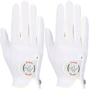 SIMPLE SYMBOL Women's RainGrip Golf Glove Two Pack,Hot Wet Weather Comfort，Four Colors to Choose from Pink/Purple/White/Green