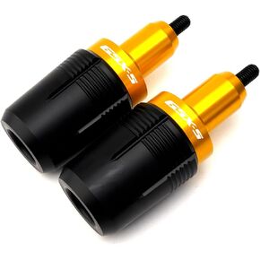 MOWOK For Suzuki GSX-S750 GSX-S1000 GSXS 750 1000 GSXS750 GSXS1000 Motorcycle Accessories CNC Aluminum No Cut Kits Falling Crash Protector Guards Frame Sliders (Black)