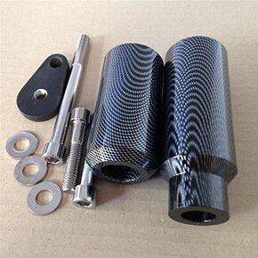 HONGK- No Cut Frame Slider Crash Protector Compatible with 2005 2006 Kawasaki Zx-6R Zx-6Rr 636 Cn [B01BW4QSYO]