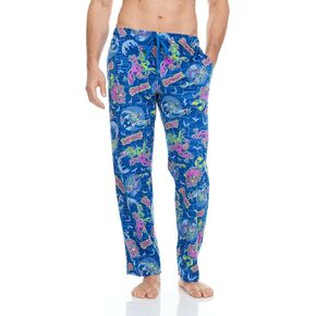 COCO BRANDS Scooby-Doo Men's All Over Print Pajama Pant with Adjustable, Elastic Waistband - Silky Fleece Sleepwear