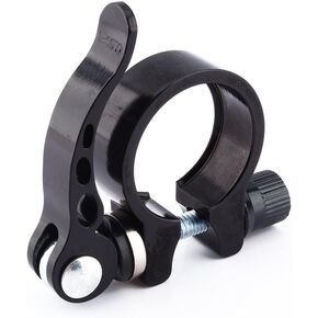 Bike Seat Clamp, Bike Saddle Quick Release Alloy 31.8mm Seatpost Clip for Road Mountain Bike