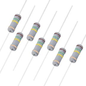 uxcell 50Pcs 150K Ohm Resistor, 2W 5% Tolerance Carbon Film Resistors, 4 Bands for DIY Electronic Projects and Experiments