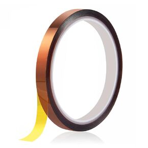 Aorange Heat Resistant Tape (4 Rolls), 10mm X 33m 108ft Heat Tape, Adhesive Heat Transfer Tape, Heat Tape for Sublimation, Thermal Tape, No Residue, Electronics, Soldering, Circuit Board