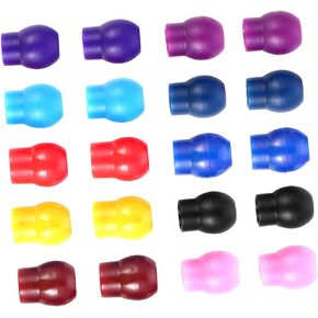 Healifty 10 Pairs earplugs Stethoscope Ear Tips Replacement Stethoscope Accessories Replacement Stethoscope Ear Plugs Silicone gauges for Ears Stethoscope Earbud Echo PVC Appendix