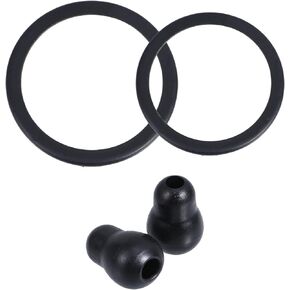 Healvian 2 Sets Stethoscope Accessories,Stethoscope Ear Tips, Replacement Earplugs Stethoscope Diaphragm Cover, Replacement Earpiece Replacement Diaphragm Earbuds,Ear Tips Accessories for Stethoscope