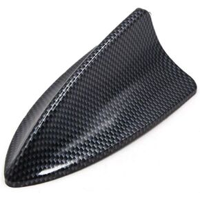 AUTUT ABS Shark Fin Antenna Cover Replacement Car Roof Self-Adhesive Ornament Part (6.1x3.5x2.4 inches)