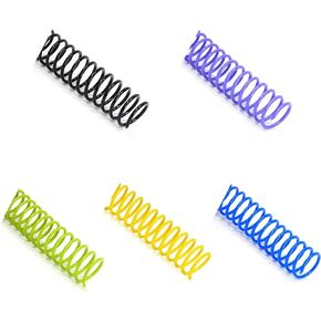 Rayson 15.9mm Coil bindings Spines, 5/8" Multicolored Spiral Binding Coil 4:1 Pitch - 48 Loops, 100/Box, SBR41159-100MBPBYG