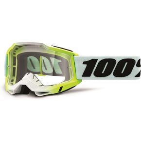 100% Accuri 2 Motocross & Mountain Biking Adult Goggles (Dunder - Clear Lens)