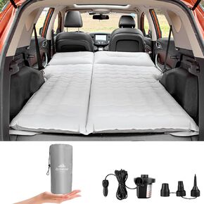 Arlierss Air Mattres for SUV Car Inflatable Sleeping Bed for Travel Camping with Air Pump Portable Sleeping Mat with 6 Separate Chambers