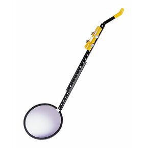 See All SUC-PLX12C Round Acrylic Convex Handheld Inspection Security Mirror, 12" Diameter