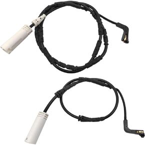 PXASU 2PCS Brake Pad Wear Sensor Front & Rear Wheels | Compatible for BMW E90 E91 E92 E93, for BMW 120i 130i 135i 323i 328i 328Xi 335i | Replacement # 34356789439 & 34356789445