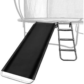 GemonExe Trampoline Ladder and Slide Kit,Trampoline Slide Attachment,Universal Trampoline Accessories,Weather Resistant Galvanized Steel Slide Ladder Let Kids Have Better and Safer Gaming Experience