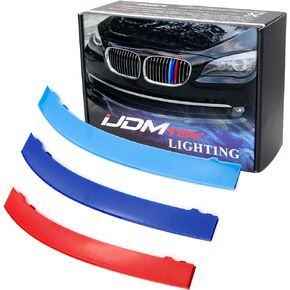 iJDMTOY ///M-Colored Grille Insert Trims Compatible With 2009-2012 BMW F01/F02 7 Series 740i 740Li 750i 750Li etc with 13 Standard Grille Beams