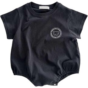 famuka Baby Boys Girls Shirts Stripes Rompers Unisex Baby Summer Clothes
