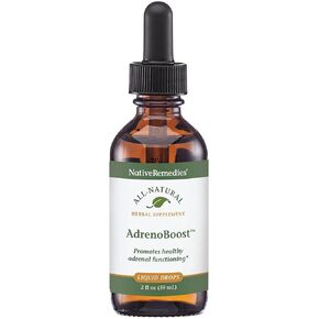 Native Remedies AdrenoBoost - All Natural Herbal Supplement for Adrenal Support, 2 Fl oz.