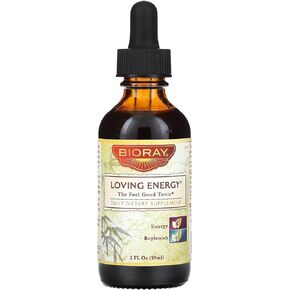 BIORAY Loving Energy - 2 fl oz - with Medicinal Mushrooms - Non-GMO, Vegan, Gluten Free