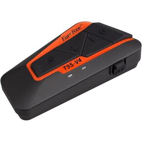 نظام اتصال داخلي لخوذة الدراجات النارية من EuroFone، سماعة بلوتوث للدراجات النارية بطول 1800 متر، سماعة رأس متعددة الوظائف لخوذة الدراجة النارية مع خاصية إلغاء الضوضاء/موسيقى ستيريو/راديو FM in Kuwait