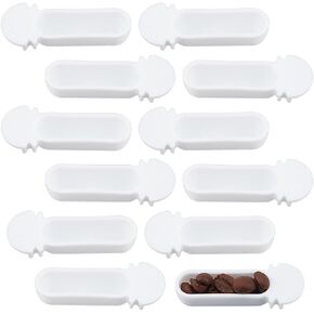 DELORIGIN 20pcs Bird Food Cup Plastic Hanging Food Feeder Bowl Pet Birds Feeder Dish Water Feeding Cups for Parrots Budgie Cockatiel Poultry Pigeon Quail Canary Finch Small Size Bird Cages Feeder