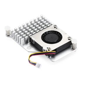 مبرد نشط رسمي لـ Raspberry Pi 5 مع 30 مم PWM 4-Pin Cooling Fan Pi 5 Heatsink مع شريط حراري (المبرد النشط الرسمي) in Kuwait