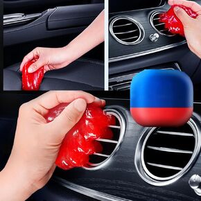 RGBMIX 2024 New Update Car Cleaning Gel with Fragrance Car Cleaning Supplies Universal Dust Car Crevice Cleaner Auto Air Vent Interior Detail Removal Dust Removal Gel Car Accessories