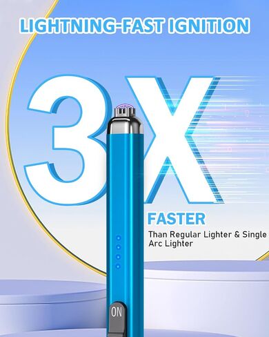 Electric Candle Lighter Valentine's Day Gifts for Women Mom Men Dual Arc USB Rechargeable Windproof Lighter for Candle BBQ Birthday Camping Gift Idals(Rose Gold) in Saudi Arabia