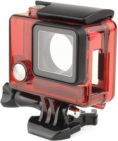 حافظة هيكل عظمي من SOONSUN لهاتف GoPro Hero 4، Hero 3+، Hero 3 كاميرات جانبية مفتوحة سهلة الشحن غطاء حماية غطاء حماية لكاميرات GoPro Hero 3 3+ 4 in Kuwait