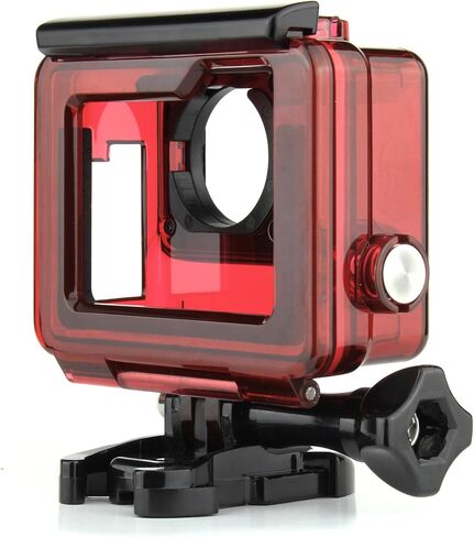 حافظة هيكل عظمي من SOONSUN لهاتف GoPro Hero 4، Hero 3+، Hero 3 كاميرات جانبية مفتوحة سهلة الشحن غطاء حماية غطاء حماية لكاميرات GoPro Hero 3 3+ 4 in Kuwait