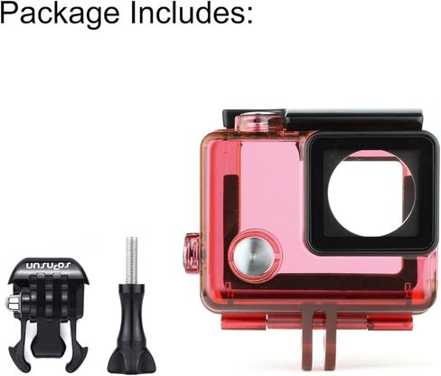 حافظة هيكل عظمي من SOONSUN لهاتف GoPro Hero 4، Hero 3+، Hero 3 كاميرات جانبية مفتوحة سهلة الشحن غطاء حماية غطاء حماية لكاميرات GoPro Hero 3 3+ 4 in Kuwait