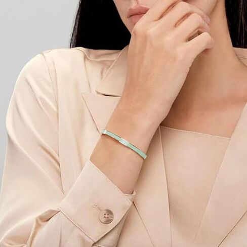 Remember Who The F You Are Motivational Color Bangle, Stainless Steel Inspirational Cuff Bracelets with Hidden Message Engraved Bracelet Jewelry Gift for Women Sisters Friends in Saudi Arabia