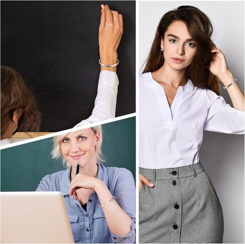 Inbagi 6 Pcs Appreciation Teacher Bracelet Bulk Teacher Appreciation Cuff Bangle Graduation Gifts Thank You Gifts for Women Bracelets Back to School Gifts for Teacher from Graduation Students in Kuwait