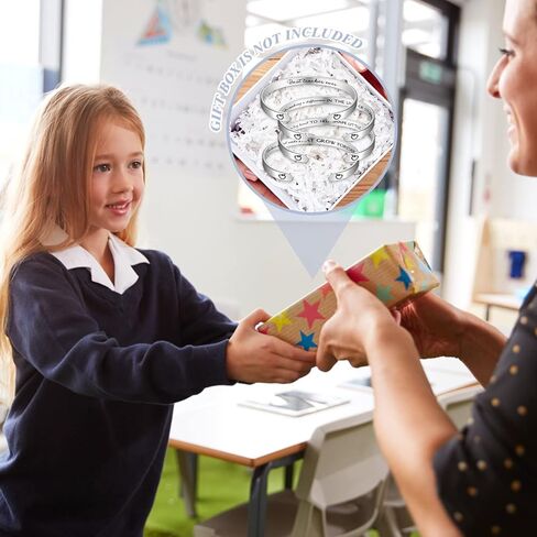 Inbagi 6 Pcs Appreciation Teacher Bracelet Bulk Teacher Appreciation Cuff Bangle Graduation Gifts Thank You Gifts for Women Bracelets Back to School Gifts for Teacher from Graduation Students in Kuwait