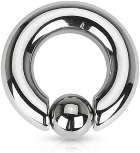 إلهام Dezigns حلقة خرز أسيرة أنيقة من الفولاذ الجراحي CBR in Kuwait