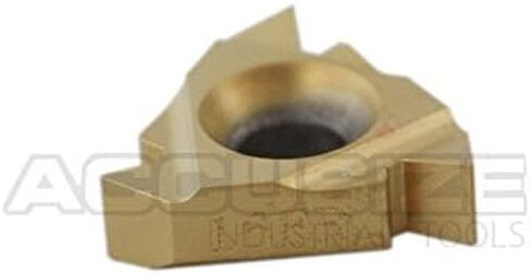 Accusize Industrial Tools 16er Ag60 Carbide Inserts, Tin Coated, 10 Pcs/Box, 2652-0025 in Saudi Arabia