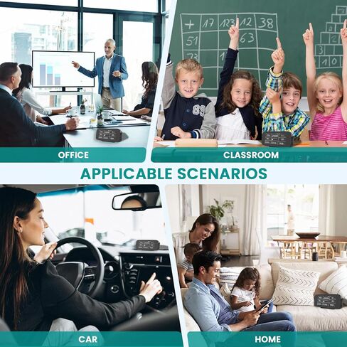 Bestechy New Upgraded Indoor Air Quality Monitor, 9 in 1 Air Monitor, Includes CO2, TVOC, HCHO, AQI, PM2.5/10, Temperature & Humidity, Date, Type-C Quick Charge, Powerful Sensors, Home Air Test Kits in Saudi Arabia
