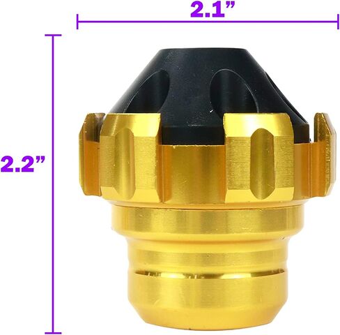 Modengzhe 2 Pcs 6-Hole Aluminum Motorcycle Frame Slider Wheel Crash Protector Motorbike Falling Protection Front Fork Cup Moped Scooters Accessories (Black & Purple) in Saudi Arabia