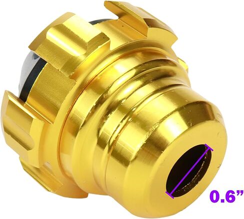 Modengzhe 2 Pcs 6-Hole Aluminum Motorcycle Frame Slider Wheel Crash Protector Motorbike Falling Protection Front Fork Cup Moped Scooters Accessories (Black & Purple) in Saudi Arabia