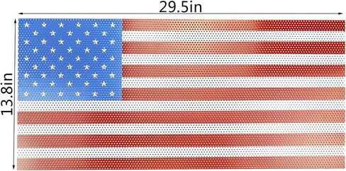 US American Flag Grill Grille Insert Bug Screen Deflector Compatible with Jeep Accessories JL Wrangler & Gladiator JT 2018-2022 in Saudi Arabia