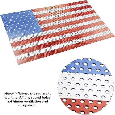 US American Flag Grill Grille Insert Bug Screen Deflector Compatible with Jeep Accessories JL Wrangler & Gladiator JT 2018-2022 in Saudi Arabia