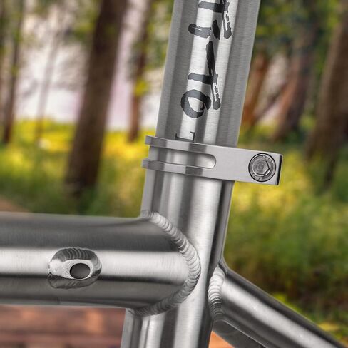TiTo Titanium Seatpost Clamps for Bicycle Mountain Bike Road Bicycle 34.9mm/31.6mm titanium alloy Seat tube clip (31.6mm) in Saudi Arabia