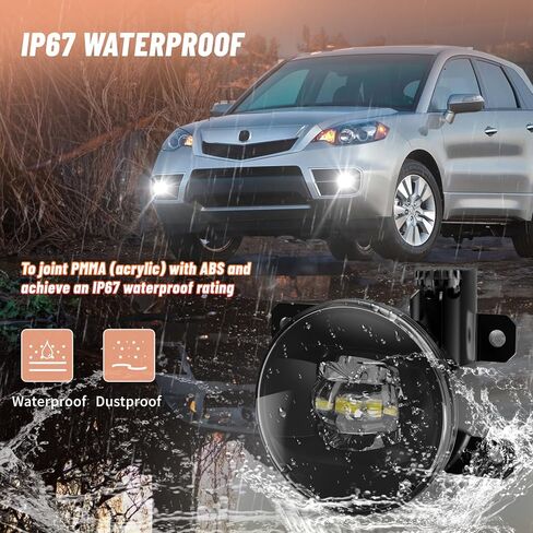 مصابيح الضباب LED بعدسة Daikokuya لـ 2016-2021 Civic 2014-2021 JAZZ 2018-2020 Odyssey 2017-2020 Ridgeline CR-V CR-Z HR-V Crider Crosstour Gerry Pilot لـ Acura RDX ILX TL TSX زوج واحد من مصابيح الضباب in Kuwait