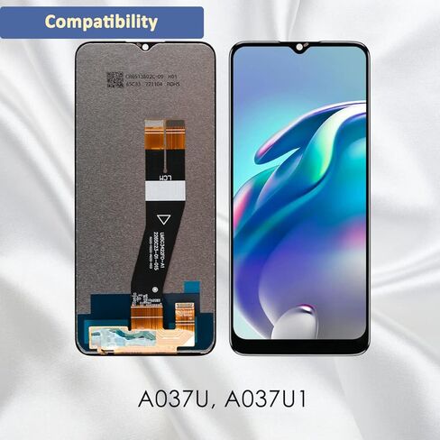 Yodoit for Samsung Galaxy A03S Screen Replacement Kit LCD Display Digitizer Assembly 6.5" Touch Screen Glass SM-A037U Black in Kuwait