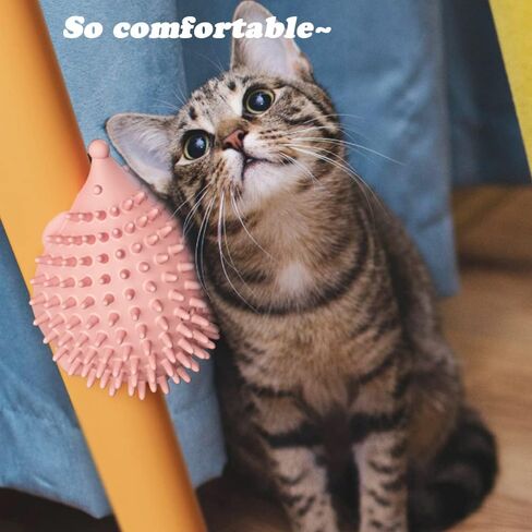 4.5in Cat Self Groomer Wall Mount, Corner Face Scratcher and Massage Comb for Cats and Dogs (3Pcs) in Saudi Arabia