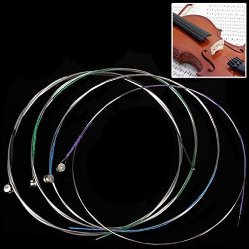 OriGlam 4pcs Violin String Universal Full Set (G-D-A-E), Violin Universal String Violin Fiddle String for 4/4 3/4 1/2 1/4 Violin in Saudi Arabia