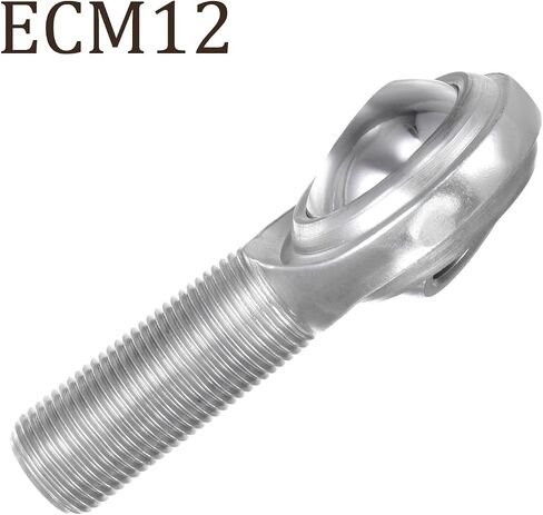 Kozelo ECM12 محمل مفصل نهاية القضيب - [تجويف 3/4 بوصة، خيط اليد اليمنى 3/4-16 UNF] نهاية قضيب ذكر مع صواميل مربى، فولاذ كربوني 45# in Kuwait